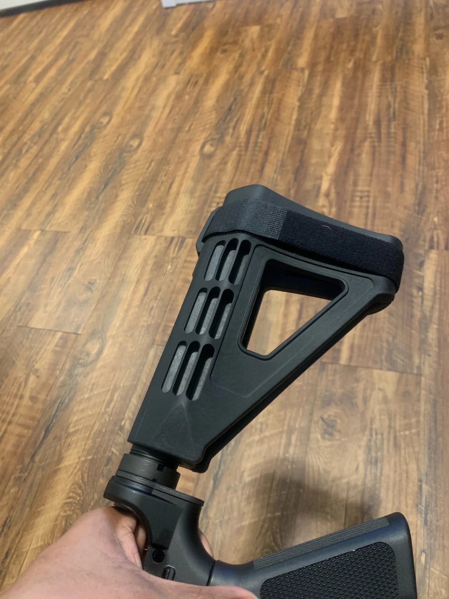 SB TACTICAL SBM4 AR PISTOL STABILIZING BRACE W/ BUFFER TUBE, BLACK - SBM4-01-SB