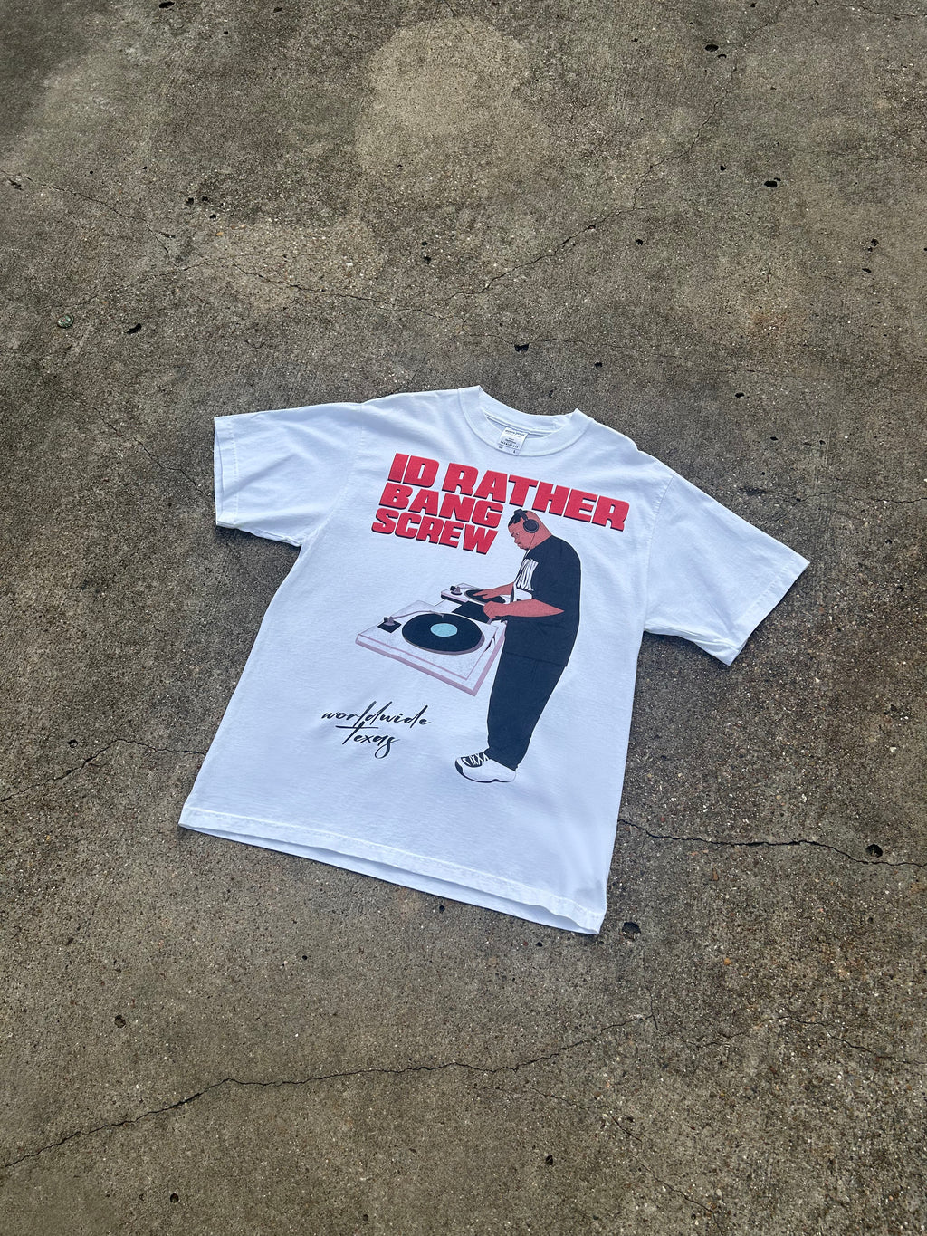 DJ Screw "I'd Rather Bang" Tee - Shaka Heavyweight Oversized