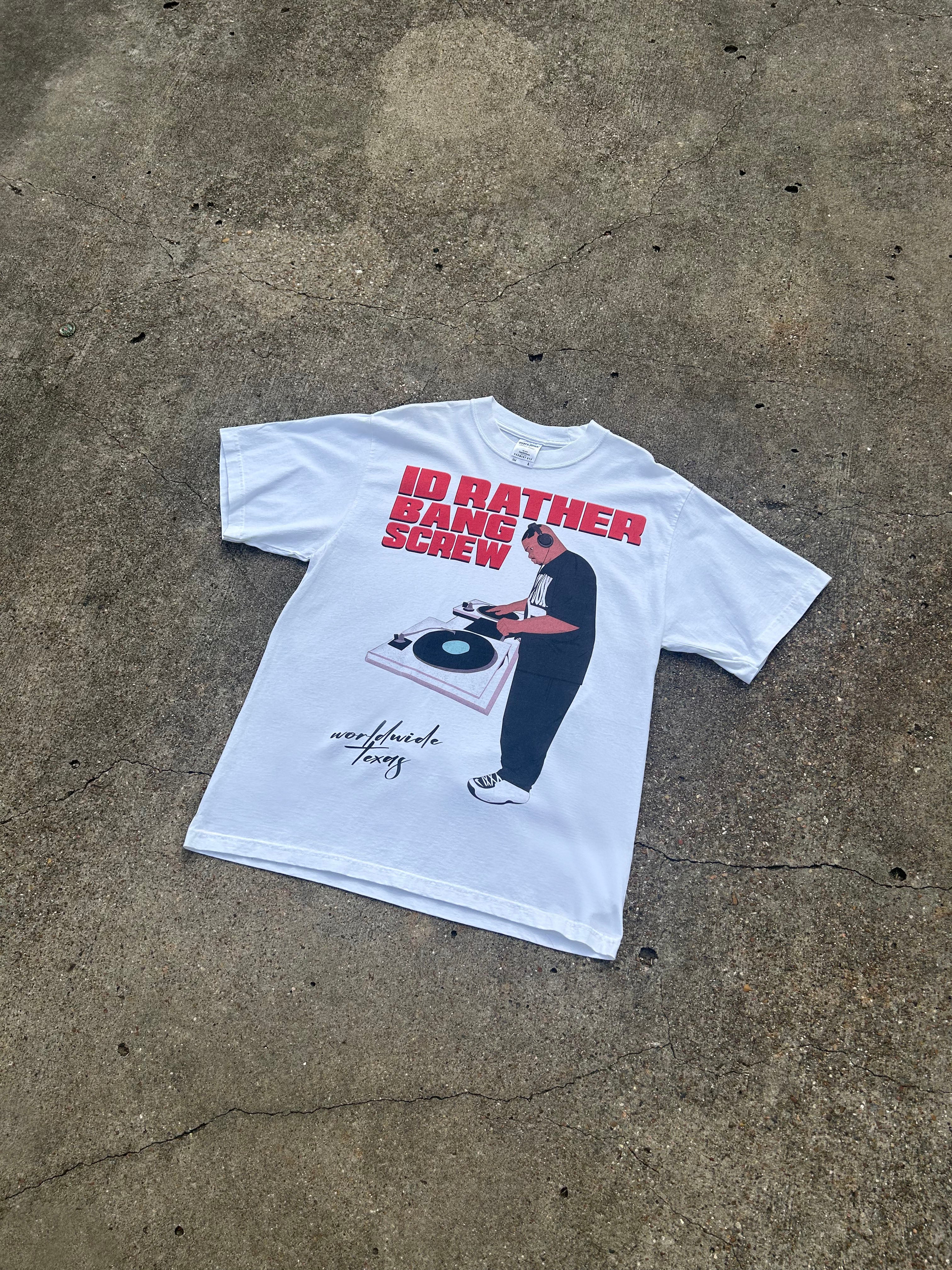 DJ Screw "I'd Rather Bang" Tee - Shaka Heavyweight Oversized