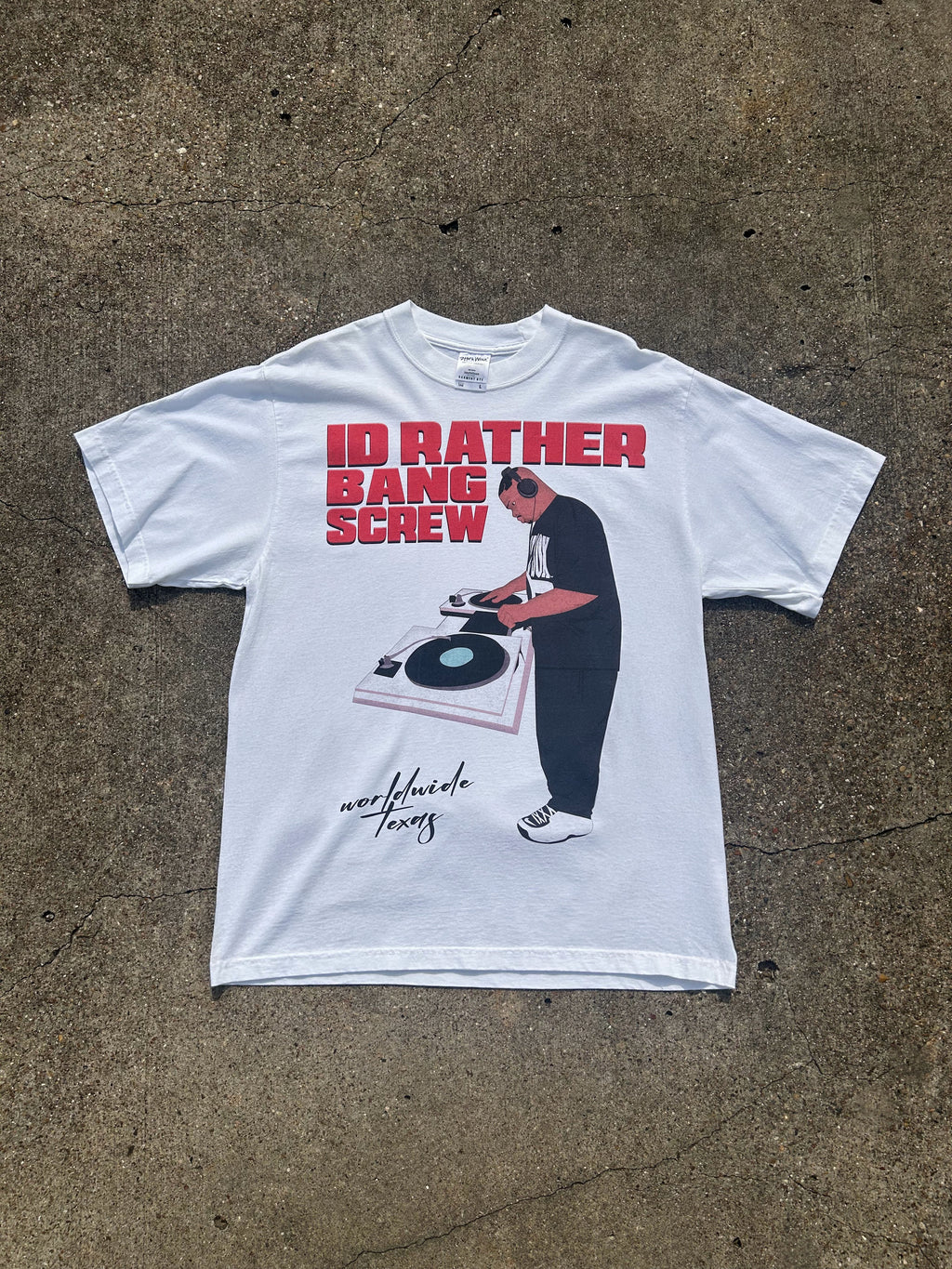 DJ Screw "I'd Rather Bang" Tee - Shaka Heavyweight Oversized
