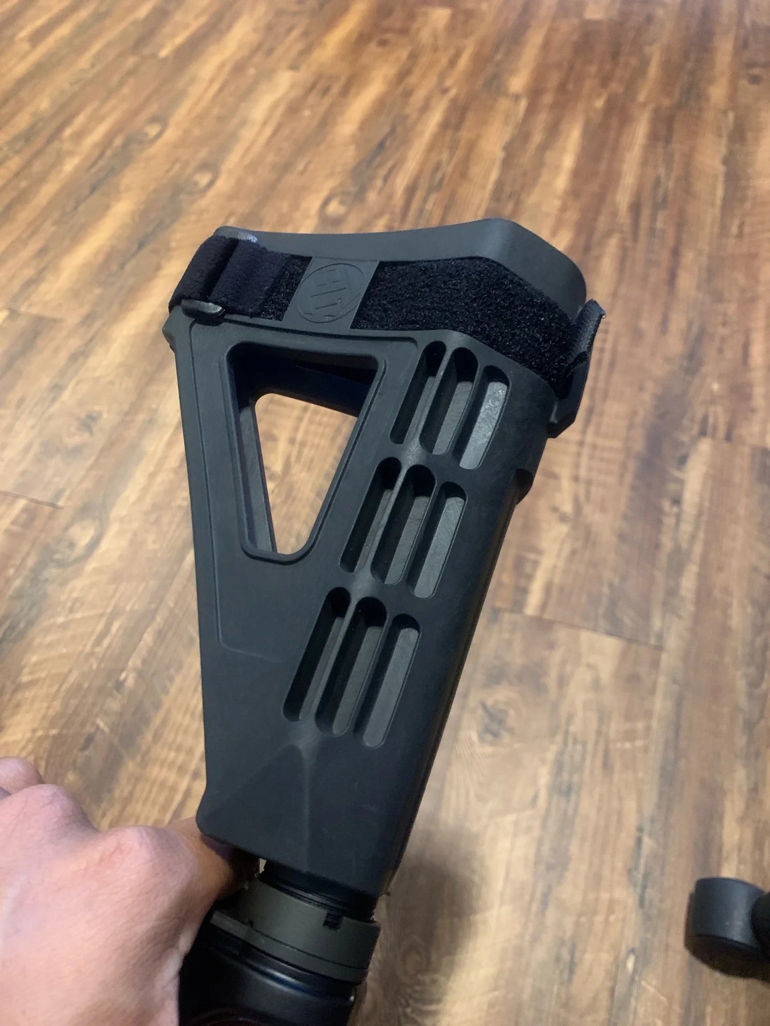 SB TACTICAL SBM4 AR PISTOL STABILIZING BRACE W/ BUFFER TUBE, BLACK - SBM4-01-SB