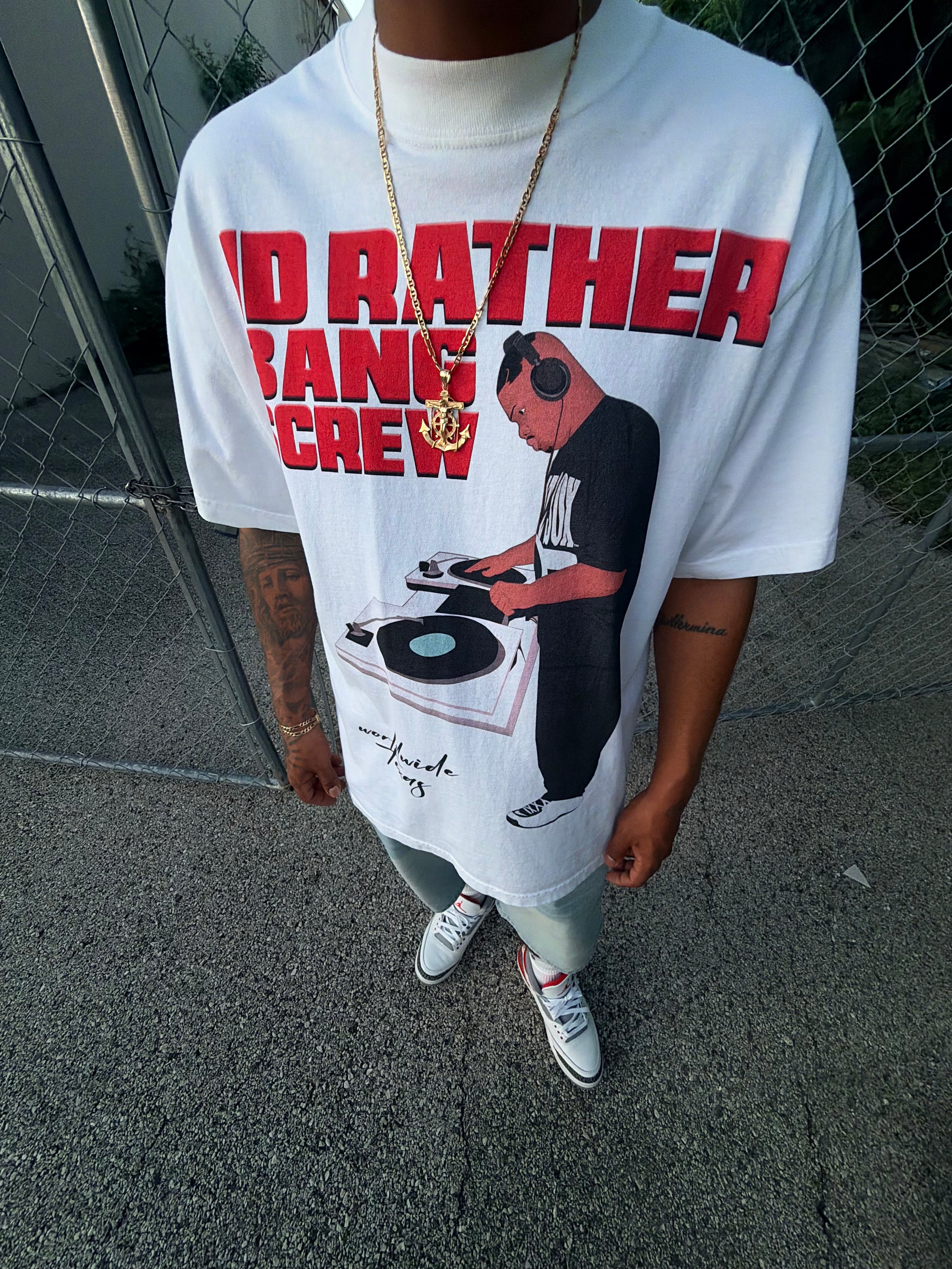 DJ Screw "I'd Rather Bang" Tee - Shaka Heavyweight Oversized