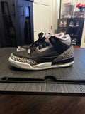 2018 Air Jordan 3 Retro OG "Black Cement" - Size 6Y - Nike Air Heel