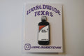 Texas Tea Enamel Pin: Screwston Htown Inspired Pin (1.75" inches)