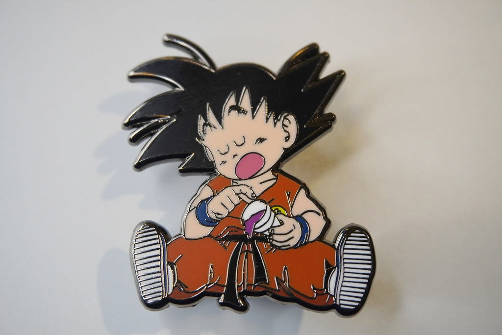 leanin goku enamel pin dragon ball screwston htown inspired fitted pin dbz