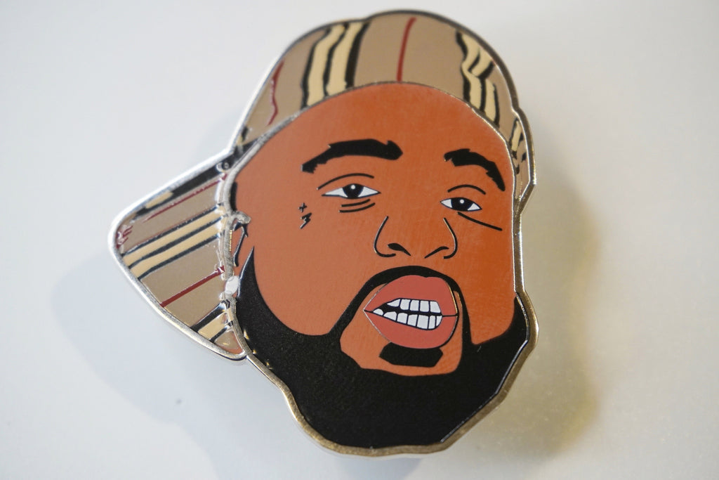 Osama pin mo3 dallas texas inspired fitted pin
